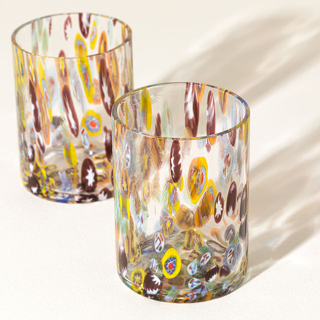Kaleidoscope Glass Tumblers - Set of 2