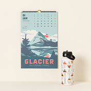 National Parks Calendar with Tearaway Art