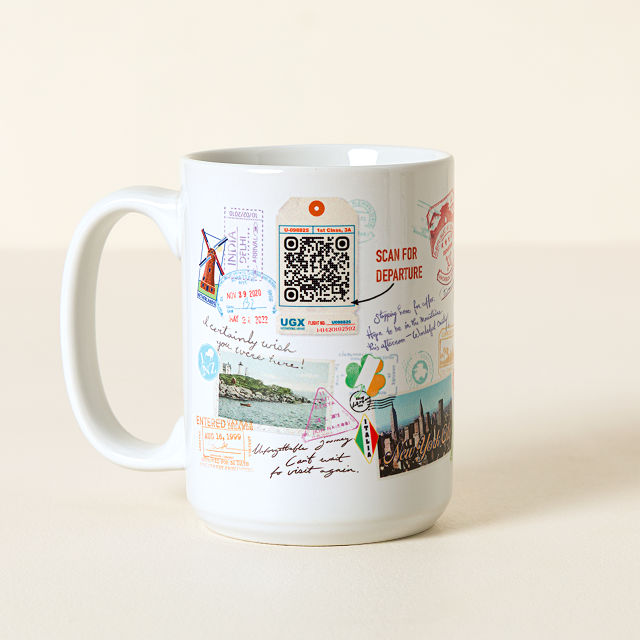 Travel the World in 365 Days QR Mug