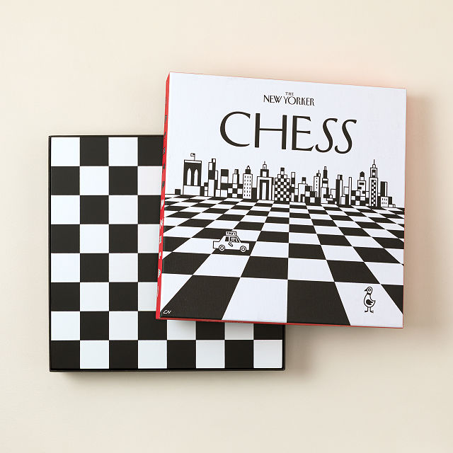 The New Yorker Premium Wooden Chess Set