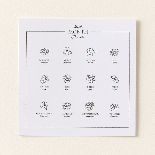 Family Birth Flower Earrings