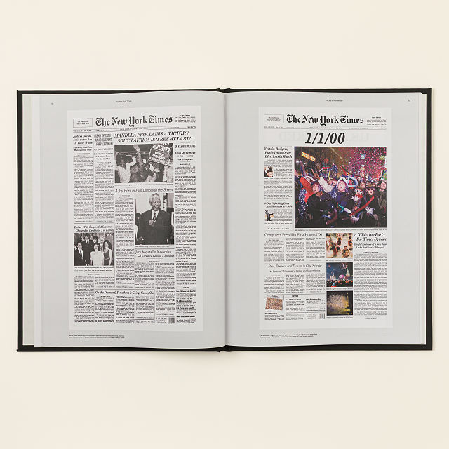 New York Times Custom Day to Remember Book