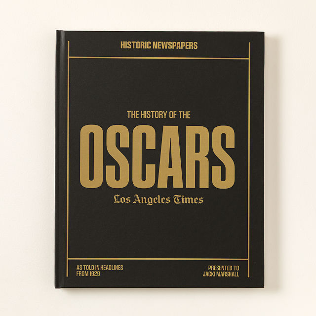 Personalized Oscars History Book