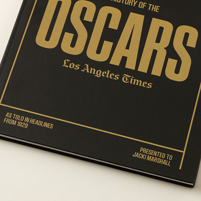 Personalized Oscars History Book