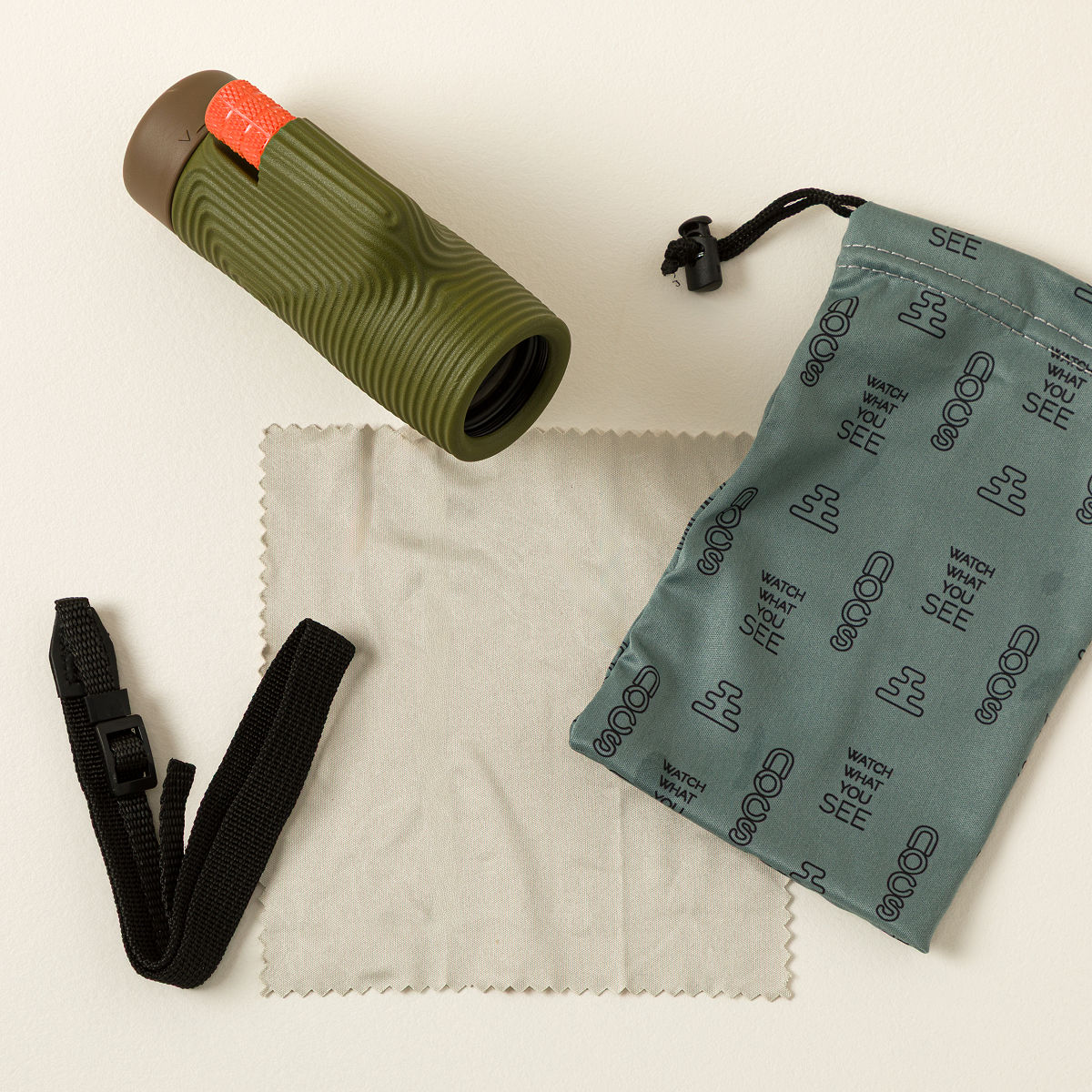 Zoom Tube Monocular with Optional Microscope - Monocular - Juniper Green