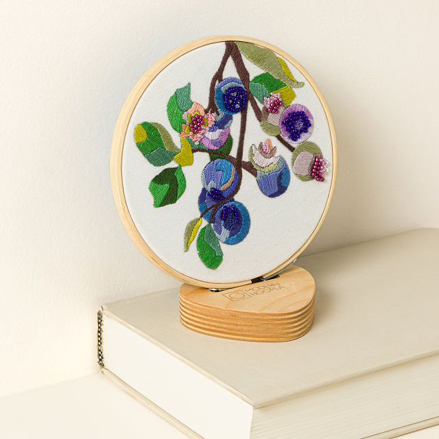 Beginners Botanical Embroidery by Numbers Kit