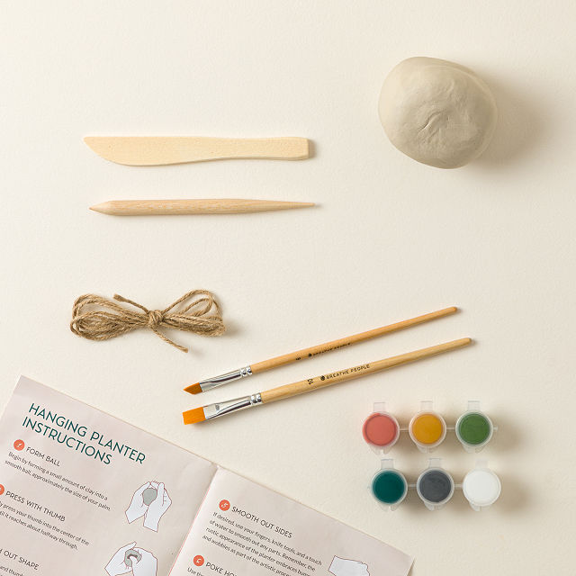 DIY Clay Hanging Planter Kit