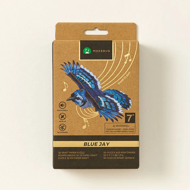 Uncommon Goods | Blue Jay - Bird Build Kit with Realistic Bird