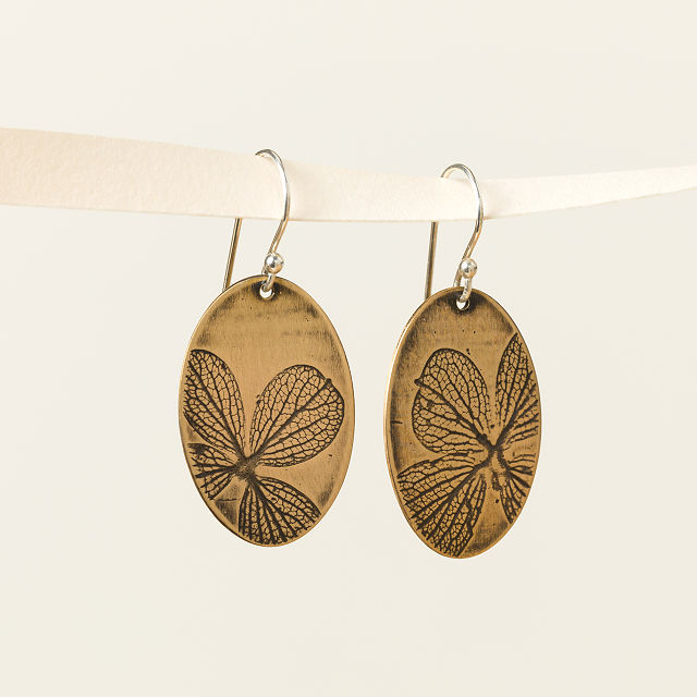 Forever Preserved Hydrangea Earrings
