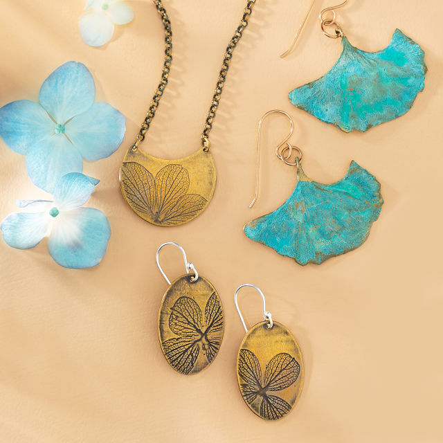 Forever Preserved Hydrangea Earrings