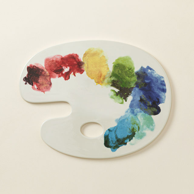 Artist Palette Serving Board
