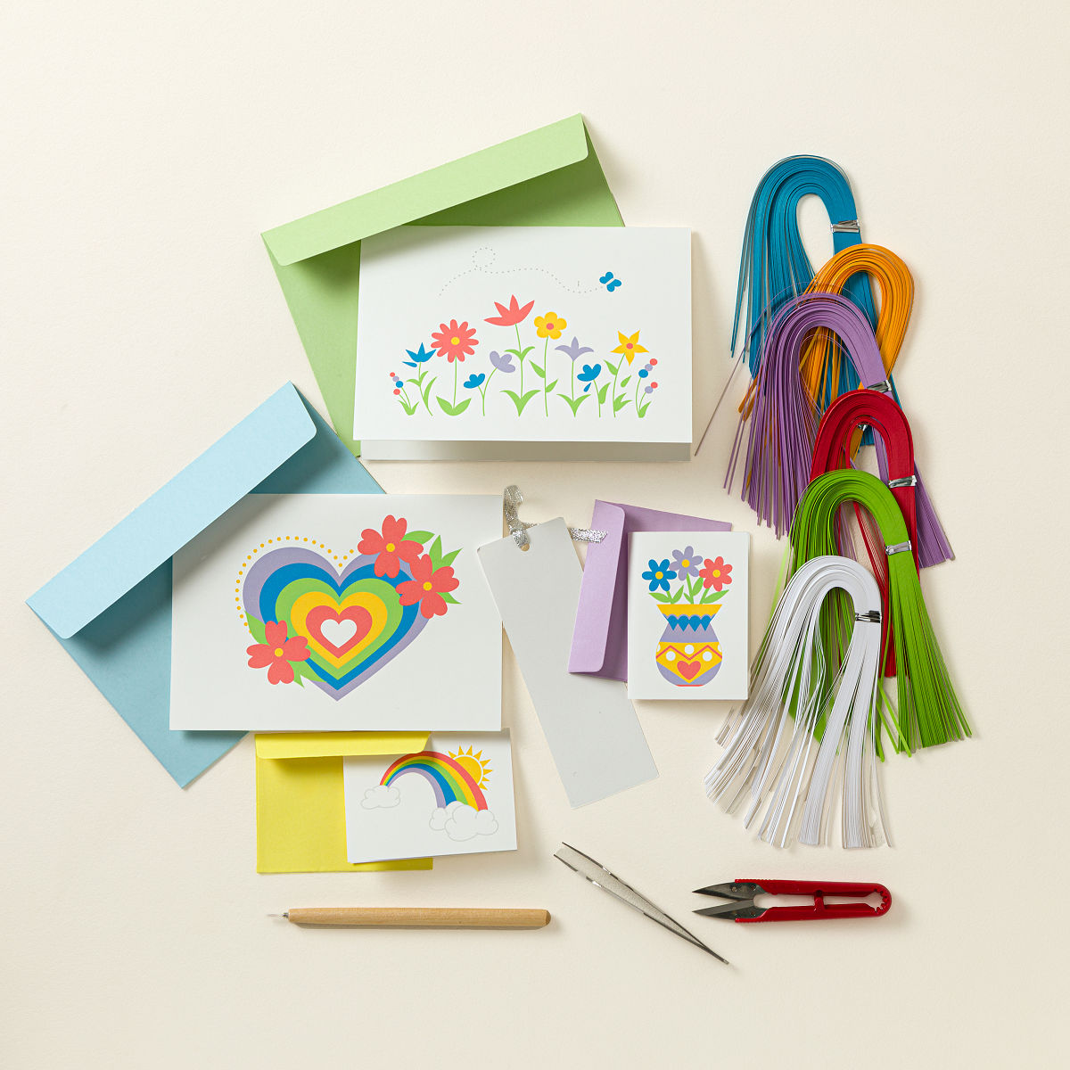 DIY Quilling Greeting Card Kit