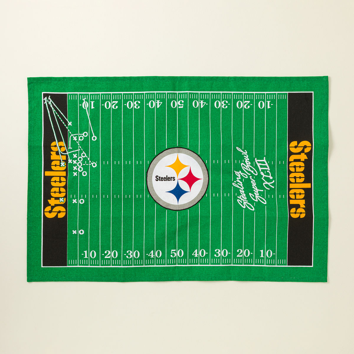 NFL End Zone Tea Towel - Pittsburgh Steelers