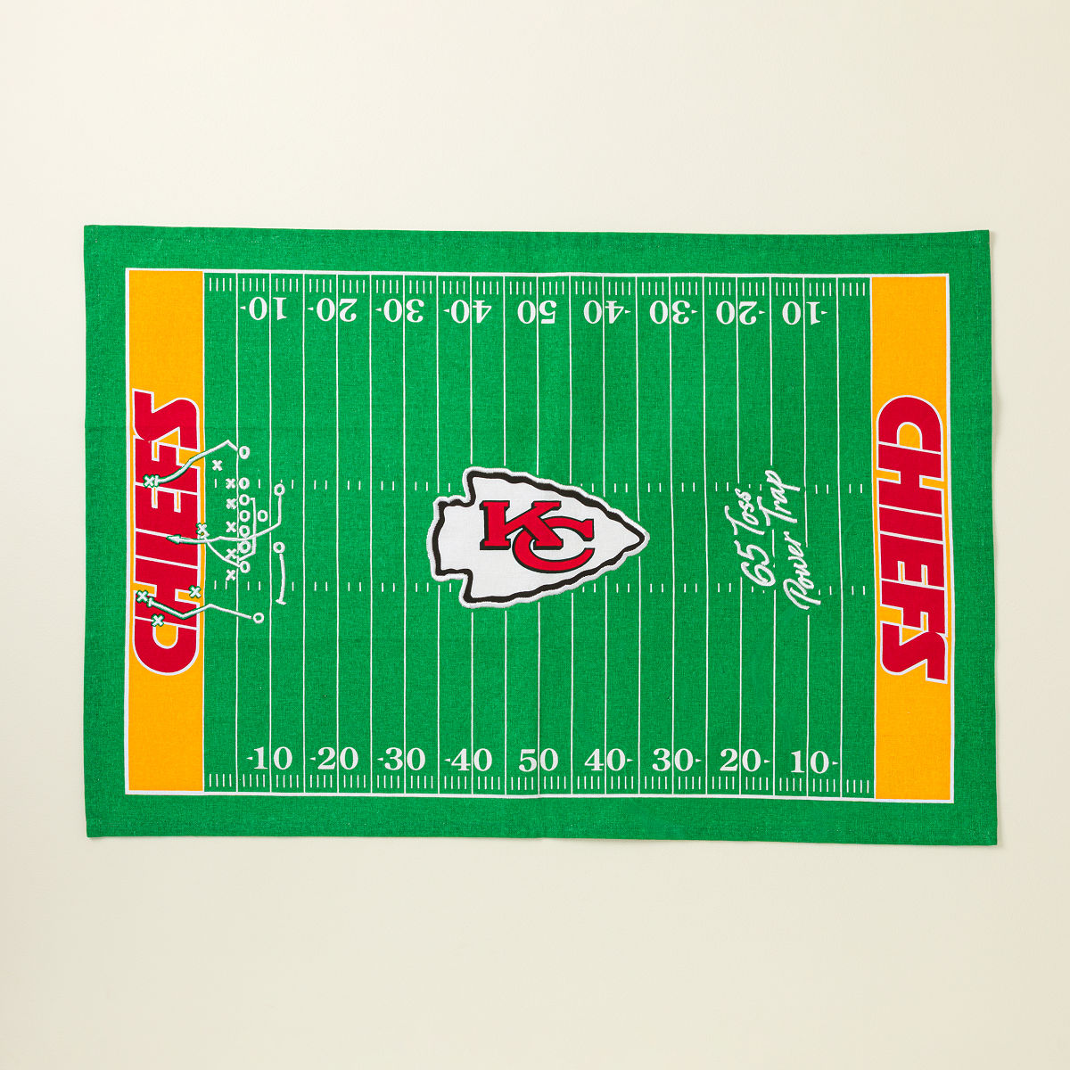 NFL End Zone Tea Towel - Kansas City Chiefs