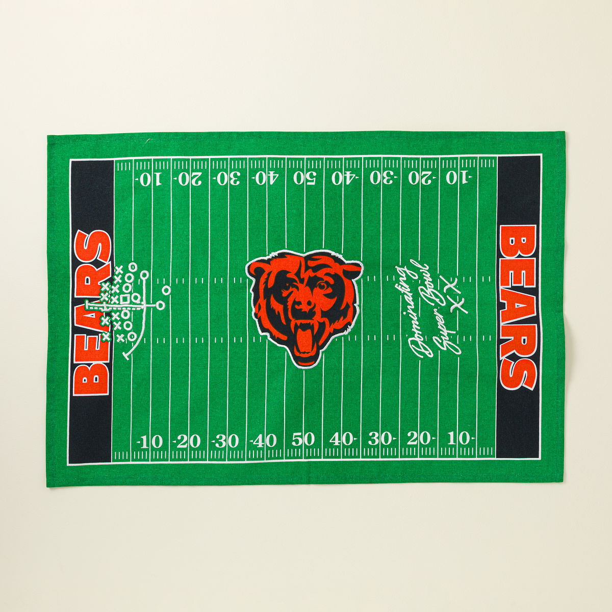 NFL End Zone Tea Towel - Chicago Bears