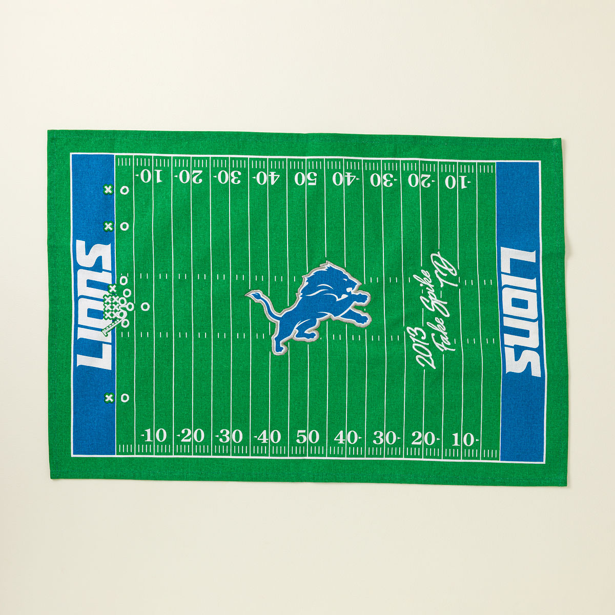 NFL End Zone Tea Towel - Detroit Lions