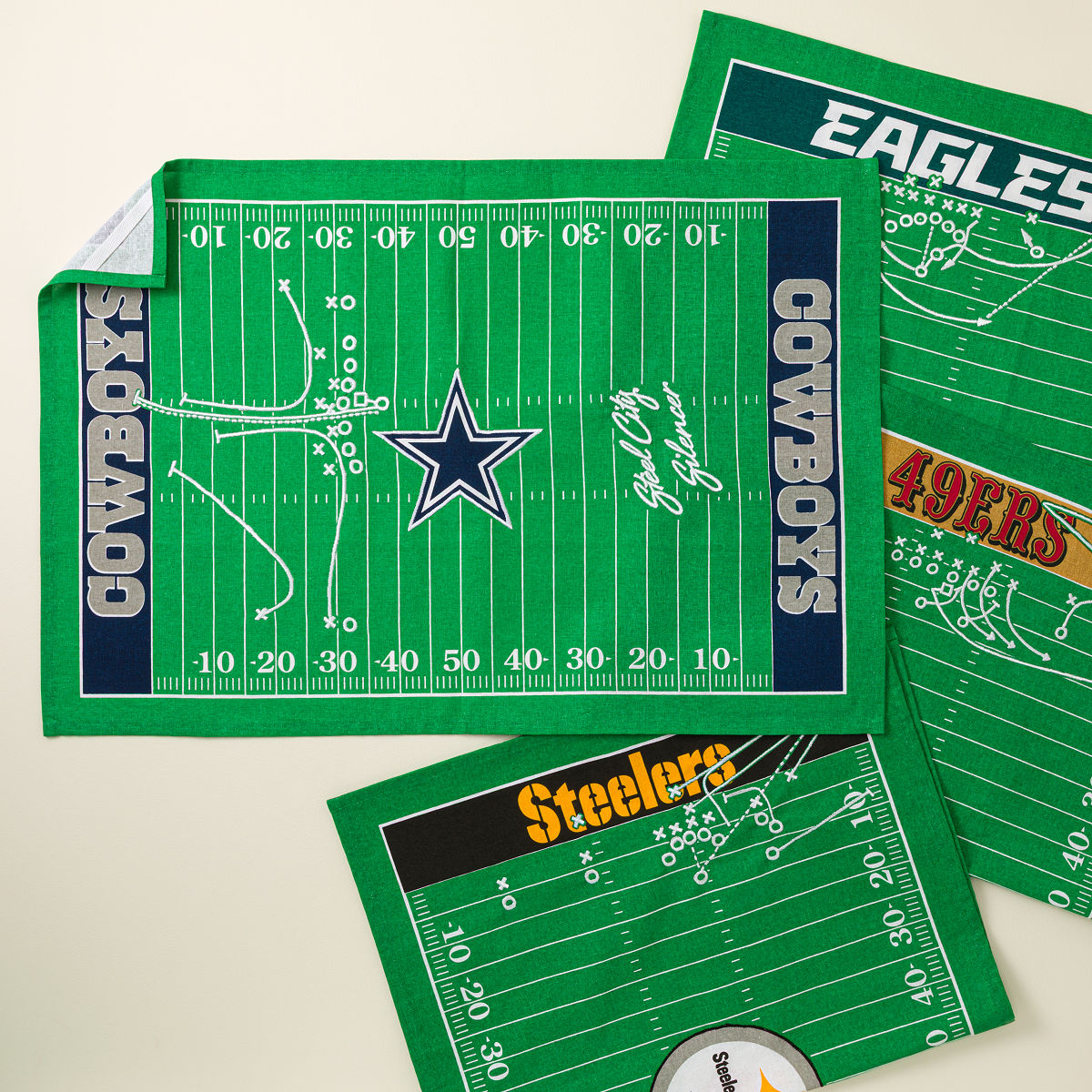 Uncommon Goods | NFL End Zone Tea Towel | NFL tea towel