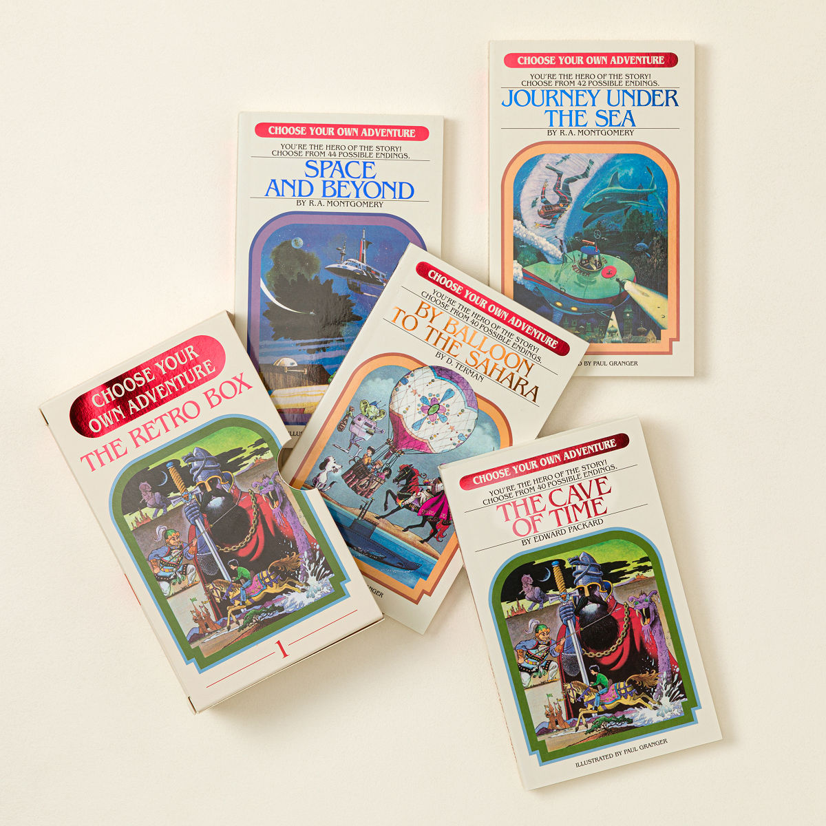 Uncommon Goods | Choose Your Own Adventure Retro Box Set | Choose