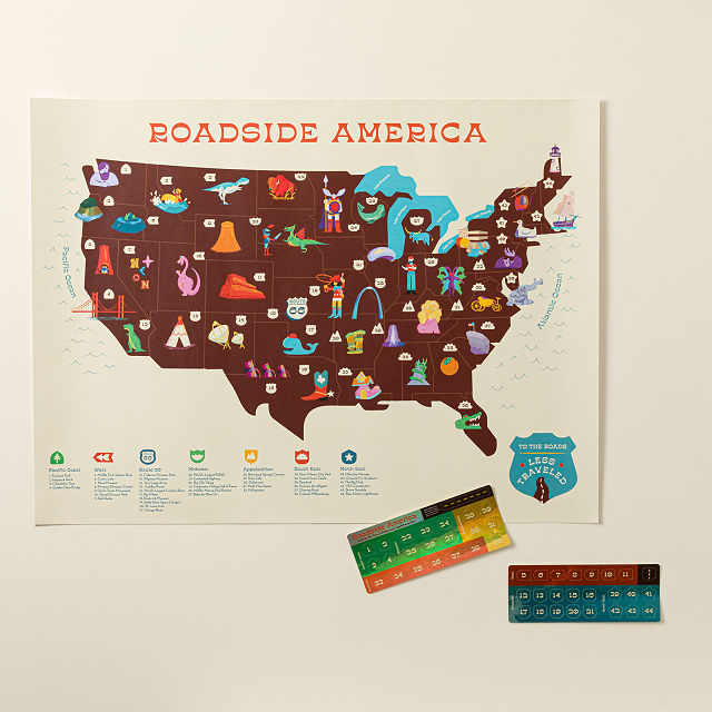 Unexpected Road Trip Adventure Map