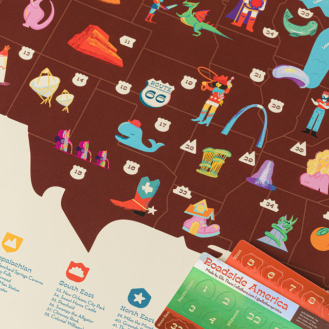 Unexpected Road Trip Adventure Map