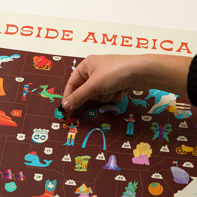 Unexpected Road Trip Adventure Map