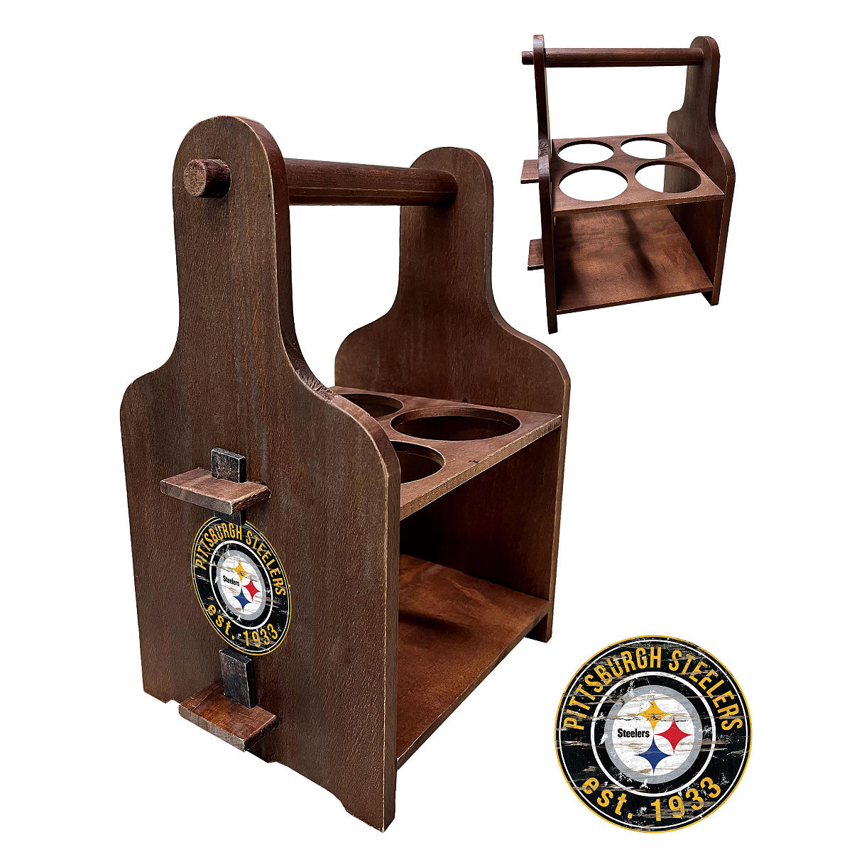 NFL Wine Caddy - Pittsburgh Steelers