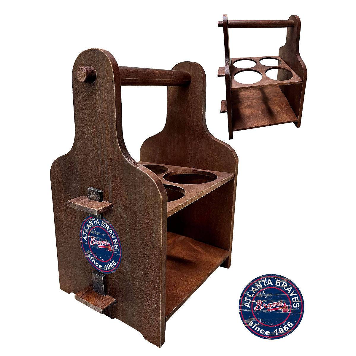 MLB Wine Caddy - Atlanta Braves