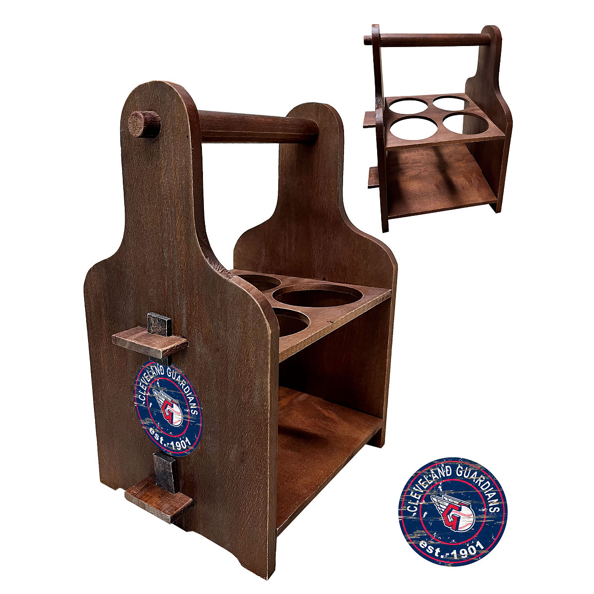 MLB Wine Caddy - Cleveland Guardians