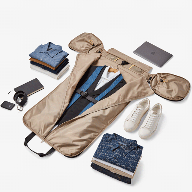 Deluxe 2 in 1 Garment Weekender Bag