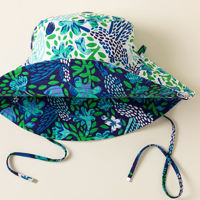Hummingbird Reversible Packable Sun Hat