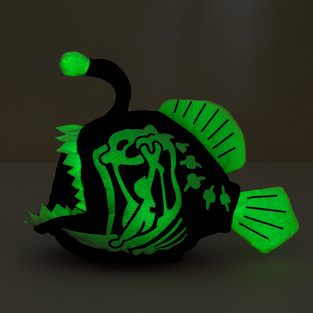 Reversible Glowing Plush Anglerfish