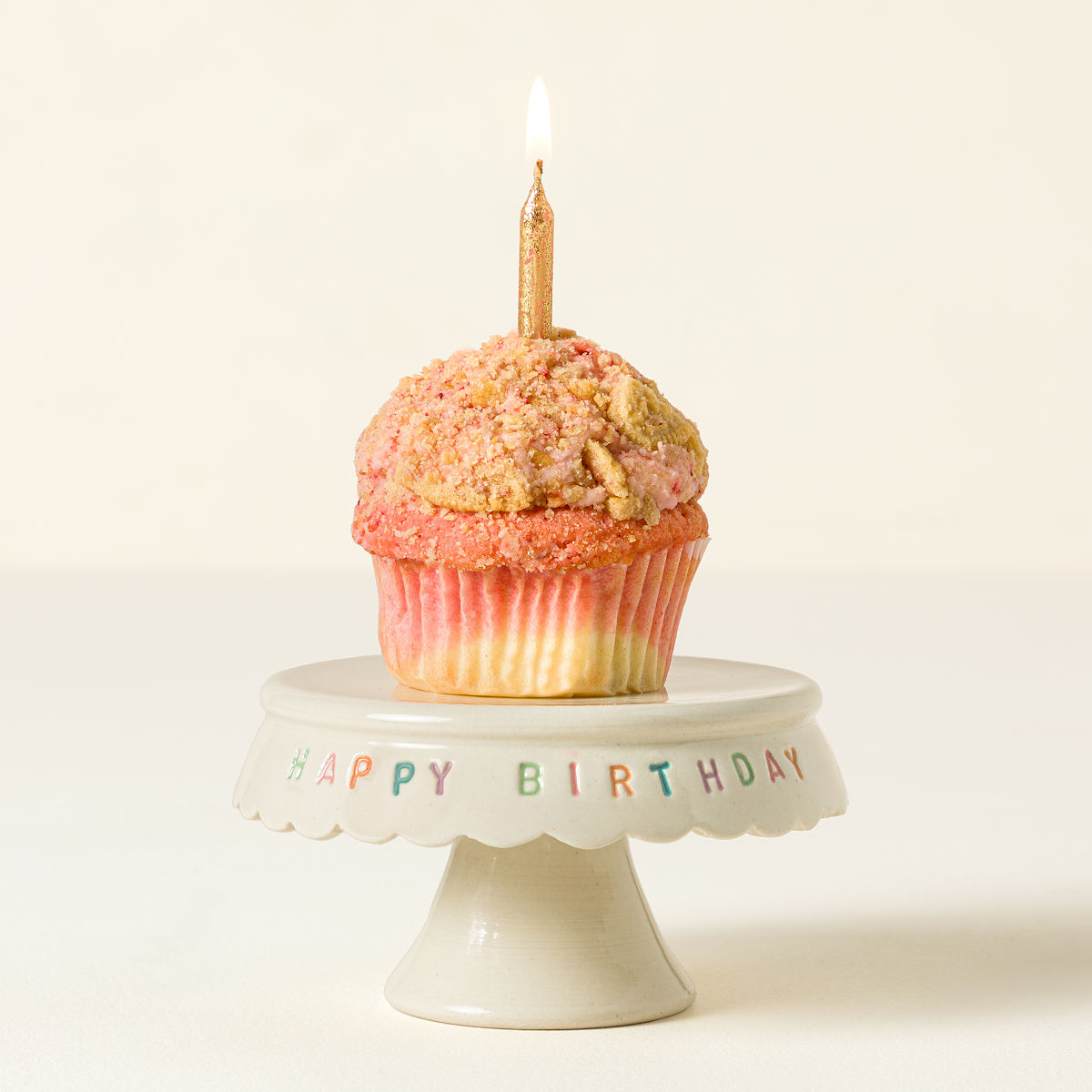 Happy Birthday Personal Cupcake Stand