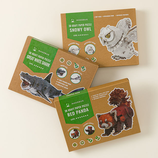 Posable Cardboard Animal Build Kit