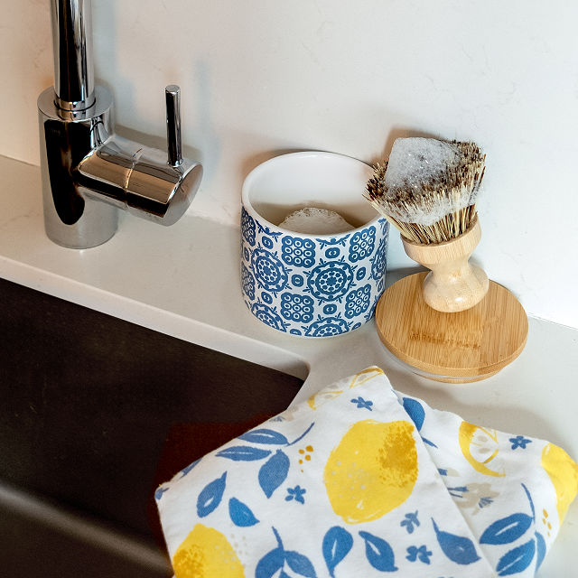 Sunny Citrus Dish Soap & Towel Set