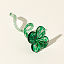 Glass Good Luck Clover thumbnail 3