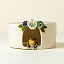 Little Floral Ceramic Toad Home thumbnail 1