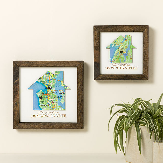 Home is Where the Heart Is Personalized Map Art