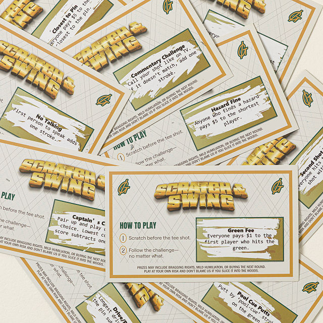 Scratch & Swing Golf Challenges - 3 game pack