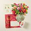 Blooming Dahlia Pop Up Greeting Card thumbnail 3