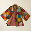 Reversible Silk Sari Kantha Jacket thumbnail 1