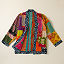 Reversible Cotton Sari Kantha Jacket thumbnail 1