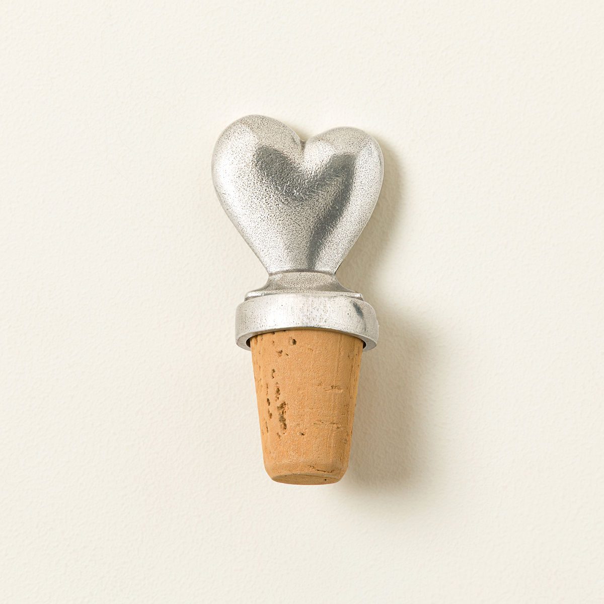 Personalized Heart Bottle Stopper - Non-Personalized