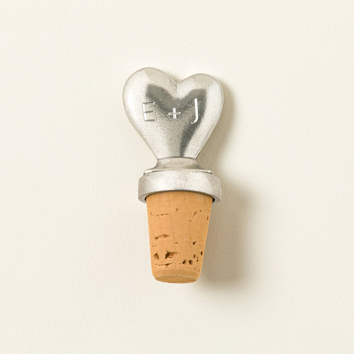 Personalized Heart Bottle Stopper - Personalized