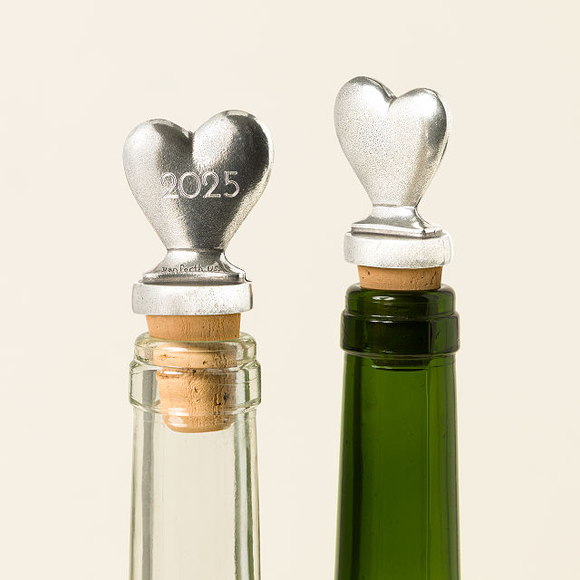 Personalized Heart Bottle Stopper