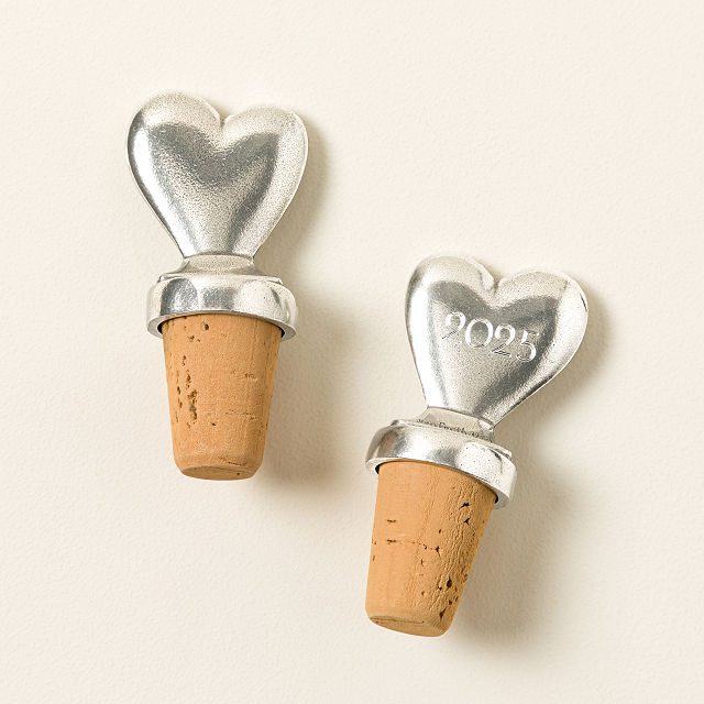 Personalized Heart Bottle Stopper