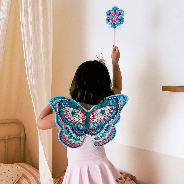 DIY & Dress Up Butterfly Wings and Wand