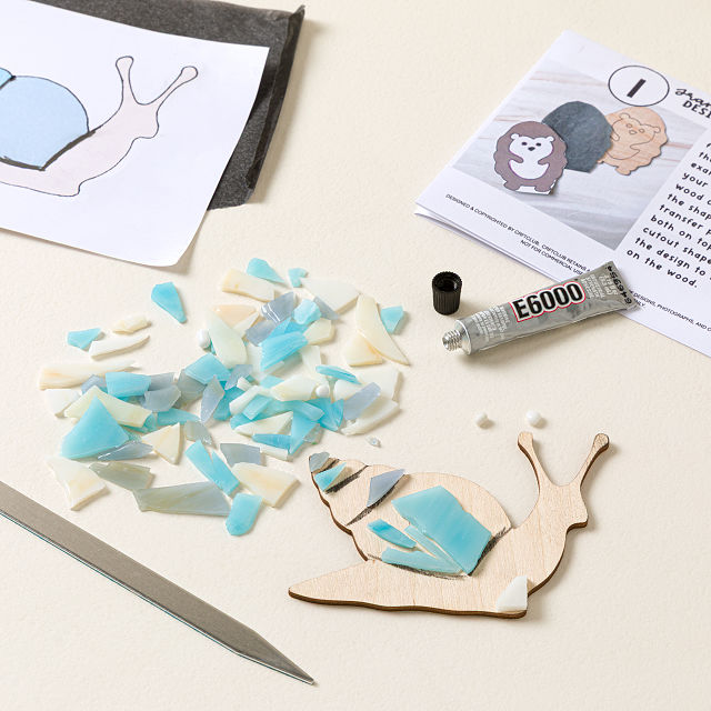 DIY Stained Glass Mosaic Plant Stake Kit