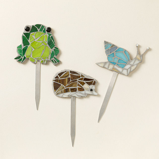 DIY Stained Glass Mosaic Plant Stake Kit