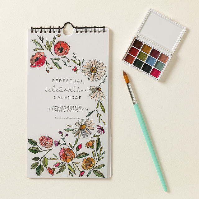 DIY Birth Month Flower Perpetual Calendar