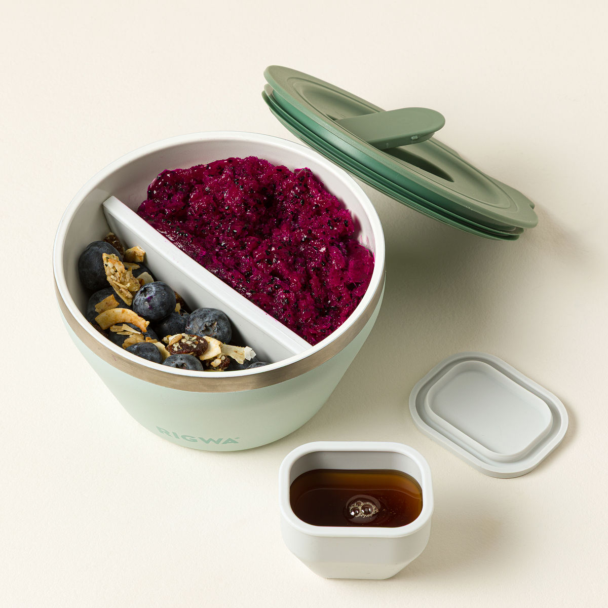 Stay Fresh Divided Bowl